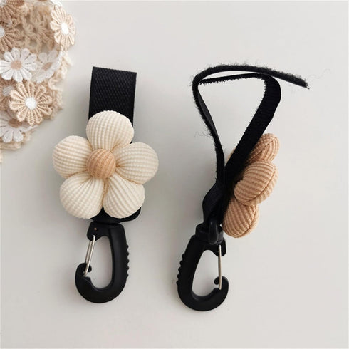 PLCPDM Flower Hook Hanger Organiser for Diaper Bag Mom Purse Lovely Pram Pushchair Accessory