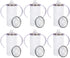 6 Pack Sublimation Blanks Sippy Cup Baby Bottle with Handles Straight Stainless