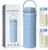 NATGOVOD 22oz Portable Breast Milk Cooler for Travel,24H Ice-Free Cooling Breastmilk Storage Bottles