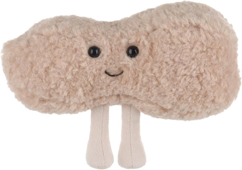 Apricot Lamb Peanut Plush Stuffed Animals, Soft Cute Toys for Baby Girl and Boy, Fluffy Brown 6.7 Inches