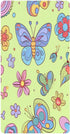 Bseiialft Colorful Butterflies Flowers Cute Crib Sheets for Boys Girls Soft and Breathable