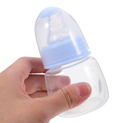 3pcs Kisangel Mini Baby Bottles Nursing Baby Bottle Plastic Travel Food Feeder for Milk Cereal