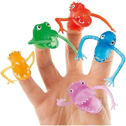 TOYMYTOY 10Pcs Monster Finger Cool Toys for Kids - Great Party Favors Puppet Show Random Style