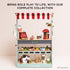 Le Toy Van Educational Pretend Play Toy Food - Wooden Honeybee Market Meat Crate for Supermarket Play
