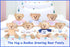 Super Cute and Cuddly 6 Inch Plush Mini Teddy Bear with Need a Hug? Message T-Shirt, Great for Gift Baskets