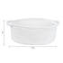 ABenkle Cute Small Woven Basket with Handles, 12"x 8" x 5" Rope Room Shelf Storage Basket Chest Box for Cat and Dog Toys, Empty Decorative Gift - White by ABenkle