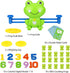 Aitbay Frog Balance Counting Toys, Educational Number Toy for Boys & Girls Age 3+, Fun Children's Gift (63 PCS)