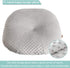 OWLOWLA Newborn Lounger Cover, Minky Removable Slipcover for Baby Boy Girl (Silver Gray)