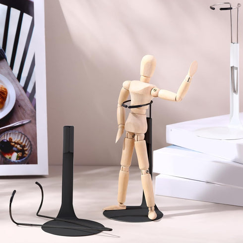 12 8" 12" Yaocom Pcs Action Figure Stand Action Figure Display Holder with Expandable Waist Wire for to Model Bear