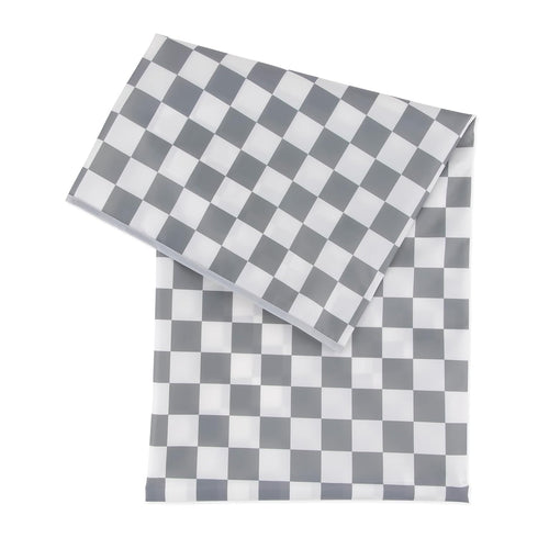 Bumkins Baby Splat Mat for Under High Chair, Waterproof Reusable Cloth for Eating Mess, 42inx42in, Charcoal