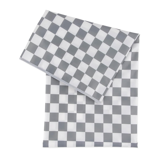 Bumkins Baby Splat Mat for Under High Chair, Waterproof Reusable Cloth for Eating Mess, 42inx42in, Charcoal