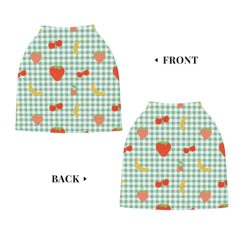 Schgap Cute Fruits Car Seat Cover for Baby Nursing Cover Breastfeeding Baby Carrier Cover Stroller Cover for Toddler