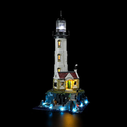 BRIKSMAX LED Lighting Kit for LEGO-21335 Motorized Lighthouse - Compatible with Lego Ideas Model