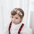 Cinaci 5 Pack Delicate Floral Nylon Headbands, Hair Bands Accessories for Baby Girls, Newborns, Infants, Toddlers, Kids
