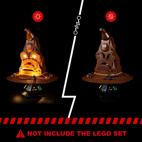 BRIKSMAX LED Lighting Kit for Lego-76429 Talking Sorting Hat, Compatible with Lego Harry Potter Set
