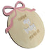 Forever My Baby You'll Be Wooden Sign Gift Acrylic Bow Tabletop Decor with Stand for Nursery, Kids Room & Home