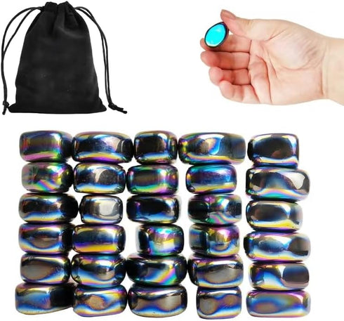 30 Pcs Large fridge magnets, hematite magnet fidget kit, irregular refrigerator magnets