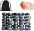 30 Pcs Large fridge magnets, hematite magnet fidget kit, irregular refrigerator magnets