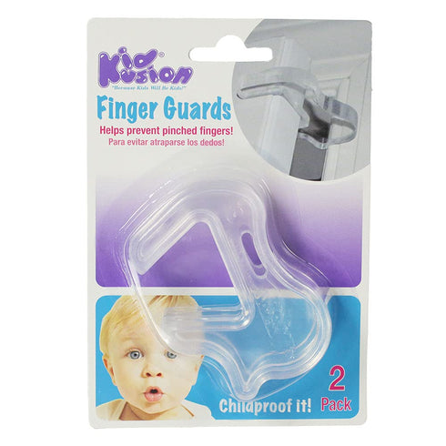 KidKusion Door Pinch Guard, 2 Pack, Clear Baby Safety Finger Protectors