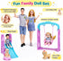 Set 6 12 Inch Mommy Set 3+ Pregnant Dolls of People with Removable Baby, Realistic Doll for Kids, Educational Pregnancy