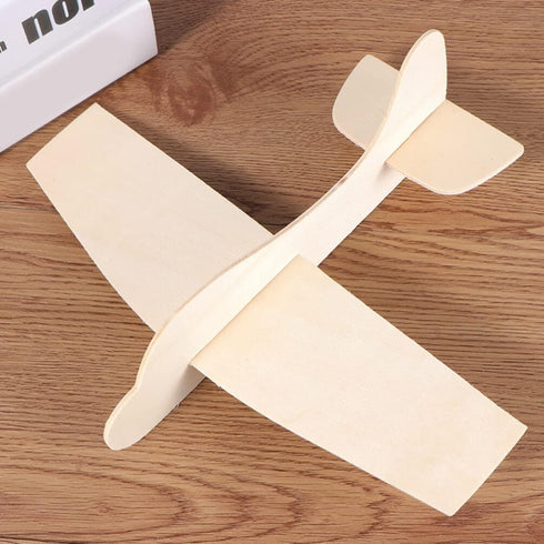 20Pcs Toddmomy Wooden Model Airplane Wood Planes DIY Balsa Wood Airplane Kits Wooden Toy Plane Handicraft for Birthday