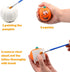Paint Your Own Squishy Pumpkin, 6 Pack - Slow Rising with Decorating Stickers for Kids Crafts Halloween Thanksgiving
