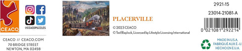 Ceaco 750 Piece Jigsaw Puzzle - Ted Blaylock Placerville