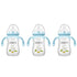 Oberni Baby Bottles, Weighted Straw Toddler Milk Bottles with Non-Slip Handle, Size