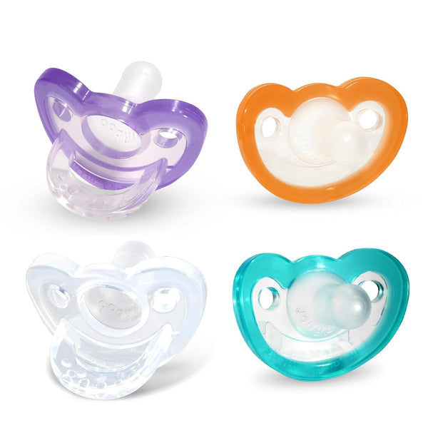 RaZbaby Jollypop Pacifier for Babies 3 Months and Up, USA Made, Natural