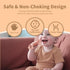 6-Pack 6-12 Silicone Teething Tubes for Babies Months, BPA-Free Non-Choking Teether Sticks Toys, Teething Relief Chew