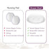 Momlist 2PCS Milk Collector for Breastfeeding, Breast Shell & Milk Catcher, Reusable Silicone Sore Nipples Breast Milk