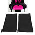 Universal Stroller Handle Sleeve Cover with Zipper, Cleanable Replacement Grip Bar Handlebar, Black
