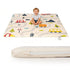Ressainic 1.3" Thick Baby Play Mat for Floor50x50 PU Leather Playpen Mat for