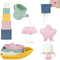 MCGMITT Baby Bath Toys for Kids Ages 1-3, 12 PCS Silicone Mold