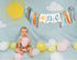 MADENG 1st You Are My Sunshine High Chair Banner - Sun Themed First Birthday Party Decorations For Boy, Boho Sun