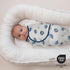 3-Pack 0-3 100% Organic Baby Swaddle Sleep Sacks, Swaddles for Newborns Baby Essentials, Infant Months, Cotton Soft