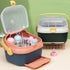 UPKOCH Large Bottle Drying Rack with Lid Cover, Feeding Drying Case and Pacifier Storage Organizer, Dustproof