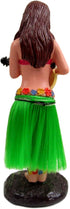 Hawaiian Hula Girl Dashboard Doll with Ukulele, 6" Bobbleheads Car Collection Figurines for Home Decor, Valentines Gift