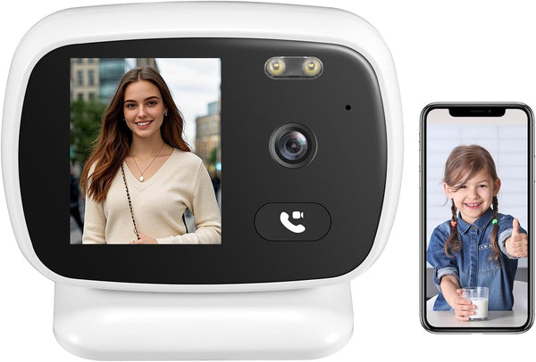 oneware Video Calling Security Camera,Kids' Instant Video Call One-Tap FaceTime with Parents,2-Way Audio