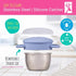 2 Pack Elk and Friends Stainless Steel Snack Cups | Removable Silicone Food Catcher and Travel Lid | Spill-Proof Snack