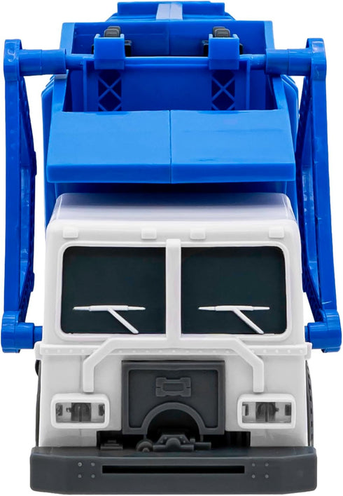 16 3 Mighty Fleet Action Drive Garbage Truck Toy MotionDrive Motorized Dumping, Flashing Lights & Real Engine/Backup