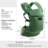 BethBear 7-45 lbs Baby Carrier Newborn to Toddler with Natural Material, Ergonomic Design,Versatile