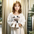 uoozii Warmable Cow Stuffed Animal - 12" Microwavable Unscented Weighted Plush, Coolable & Heatable Gift