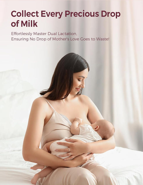 Momcozy (3oz/90ml, 1 Count) Breast Milk Collector, Milk Collectors for Breastfeeding, Reusable Breast Milk Shells