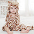 Vauwmsr Baby Hooded Blanket, Ultra Soft Warm Newborn Swaddle Wrap, 25.6" x 39.4", Brown