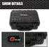 Graded Card Storage Box Compatible with BGS PSA SGC FGS, Weatherproof Case with Impact Absorbing Foam Slots