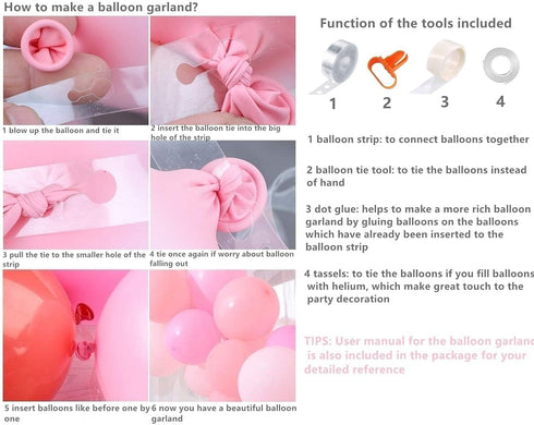 White and Silver Balloons Garland Arch Kit, 5"10 Inch 12" Metallic Confetti Latex Balloons for Party Decor