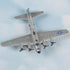 B-17 Hot Wings Planes Flying Fortress Jet (Silver) with Connectible Runway