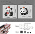 Mini Building Blocks Panda Sets Cute Micro Mini Panda Building Bricks for Adults Micro Nano Bricks Perfect Party Favors for Teenagers. (359 PCS)
