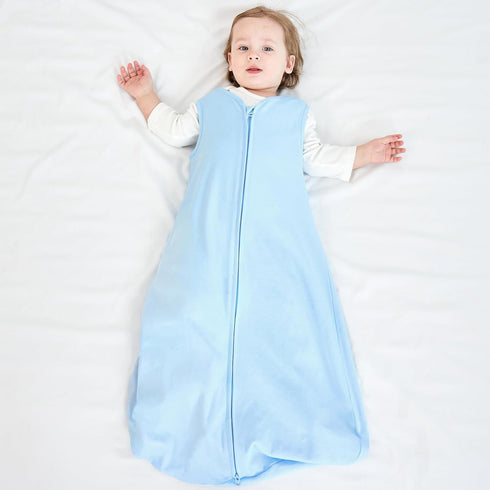 3-Pack 100% 0-6 2-Way Sleep Sack Organic Cotton Wearable Blanket Toddler Sleeping Bag Sleeveless Sleep Sack Months